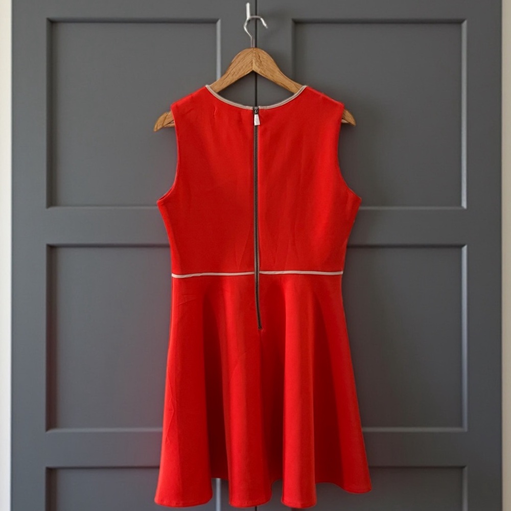 NWT Reed Women’s Red Orange Sleeveless Dress! Large! NEW! - Picture 3 of 9
